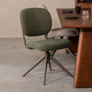 Eetkamerstoel Geneva - Forest - Boucle - Forest Metalen Frame 18099357