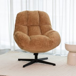 Fauteuil Huxley - Cognac - Chenille - One Size 180122360