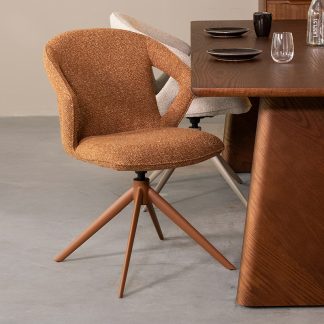 Eetkamerstoel Zurich - Coral - Boucle - Coral Metalen Frame 18099361