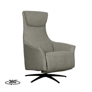 Fauteuil Lund - Mushroom - Boucle - 2-Motorig - Met Massagefunctie 18011518
