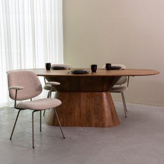 Eetkamertafel Jagger - Nature Smooth - Mangohout - 220 cm - Ovaal 180122827