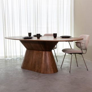 Eetkamertafel Jagger - Nature Smooth - Mangohout - 200 cm - Ovaal 180122829