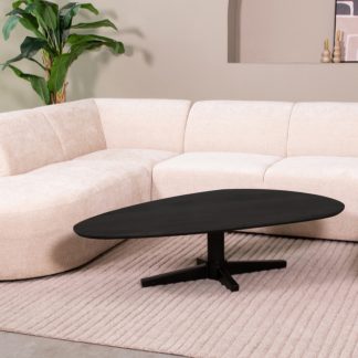 Salontafel Rosie - Zwart - Mangohout - 140 cm 180100258