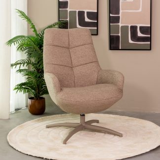 Fauteuil Winston - Taupe - Geweven - One Size 180122891