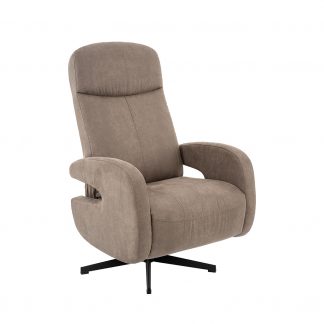 Fauteuil Esbjerg - Grijs - Kunstleder - Manueel Verstelbaar 180122755