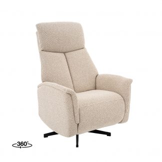 Fauteuil Helsinki - Naturel - Boucle - Manueel Verstelbaar 180122757