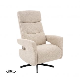 Fauteuil Copenhagen - Naturel - Boucle - Manueel Verstelbaar 180122748