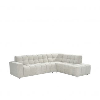 Hoekbank Valentino - Naturel - Chenille - Hoekbank Rechts 180154563