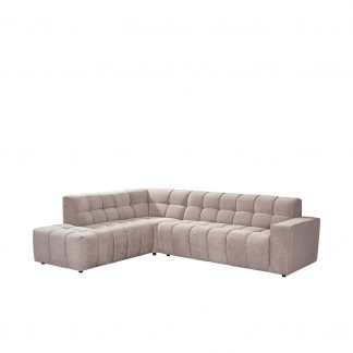 Hoekbank Valentino - Clay - Chenille - Hoekbank Links 180154560
