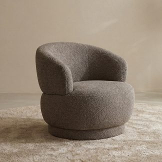 Fauteuil Alvito - Mushroom - Boucle - One Size 180122720