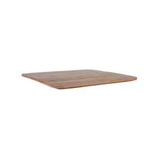 Eetkamertafel Tafelblad Vierkant - Naturel - Mangohout - 70 cm Sloppy 18099340