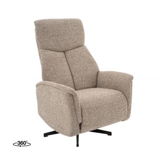 Fauteuil Aarhus - Mushroom - Boucle - 2-Motorig 180122744