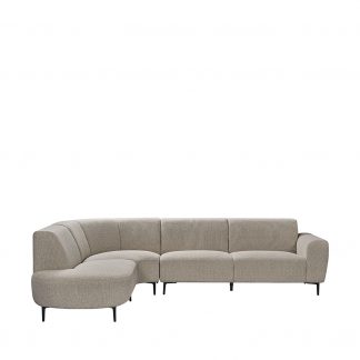 Hoekbank Mauro - Mushroom - Boucle - Hoekbank Links 180122711