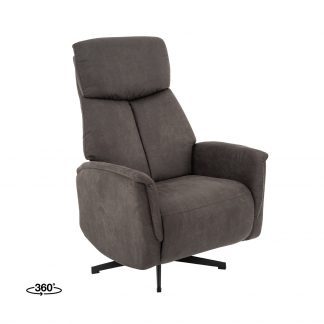 Fauteuil Helsinki - Taupe - Kunstleder - Manueel Verstelbaar 180122762