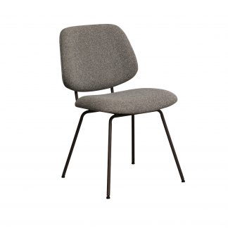 Eetkamerstoel Ravenna - Mushroom - Boucle - Brons Metalen Frame 180122423