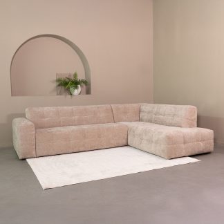 Hoekbank Lorenzo - Clay Elite - Chenille - Hoekbank Rechts 180154501