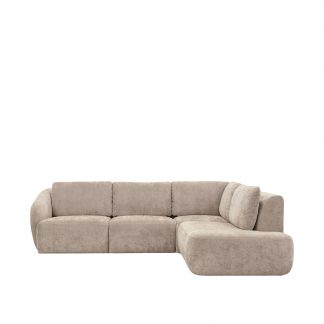 Hoekbank Matteo - Naturel Maloy - Velvet - Hoekbank Rechts 180154510