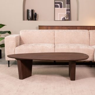 Salontafel Wow - Espresso - Mangohout - 135 cm 18010976