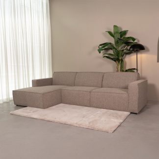 Hoekbank Kay - Mushroom Royal Boucle - Boucle - Loungebank Links 180154515