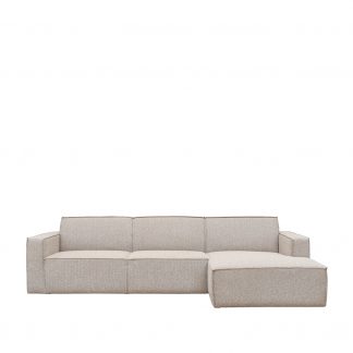 Hoekbank Kay - Naturel Royal Boucle - Boucle - Loungebank Rechts 180154448