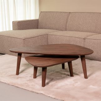 Salontafel Gregg - Espresso - Mangohout - 110 cm 180122690