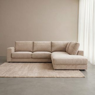 Hoekbank Valero - Naturel Tresor - Chenille - Hoekbank Rechts 180154460