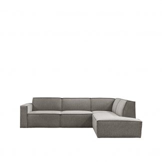 Hoekbank Kay - Mushroom Royal Boucle - Boucle - Hoekbank Rechts 180154445