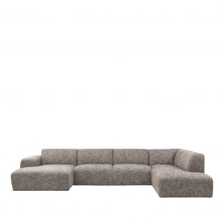 Bank Verona - Taupe Silencio - Geweven - U-Bank Rechts 180154463