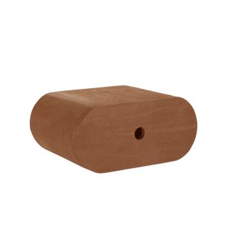 Wandplanken Rise - Nature Smooth - Mangohout - 45 cm 180122803