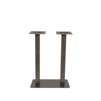 Bartafel Tafelpoot Dubbel - Brons - Metaal - Dubbel - 108 cm 180122434