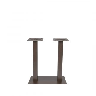 Bartafel Tafelpoot Dubbel - Brons - Metaal - Dubbel - 92 cm 180122431
