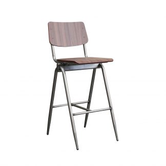 Barkruk Solid - Donkerbruin - Hout - Hoog 180122959