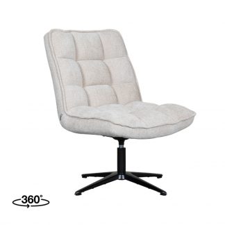 Fauteuil Vince - Naturel - Chenille - One Size 180123046